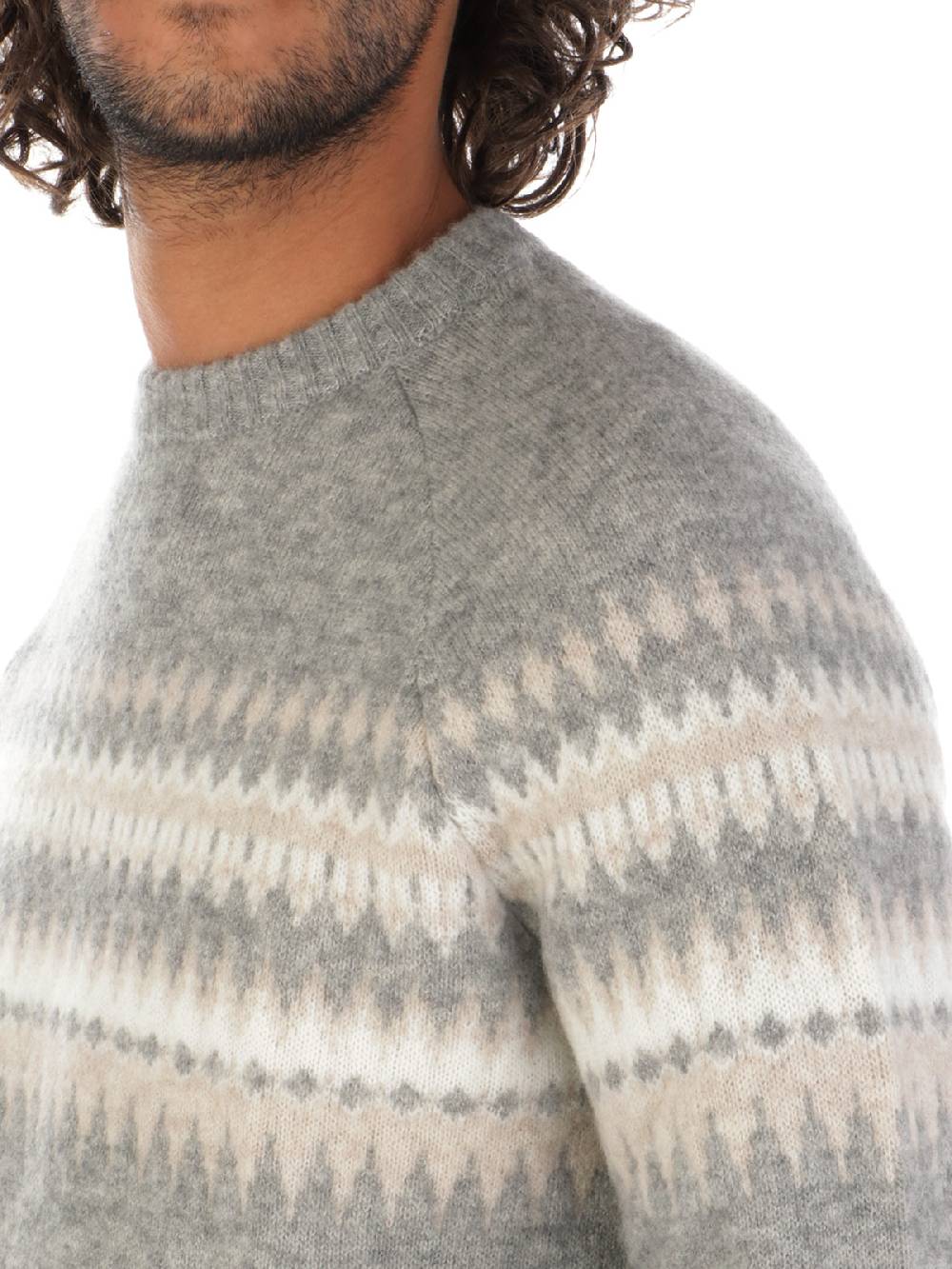 ELEVENTY Girocollo Uomo in Misto Cashmere In Vendita