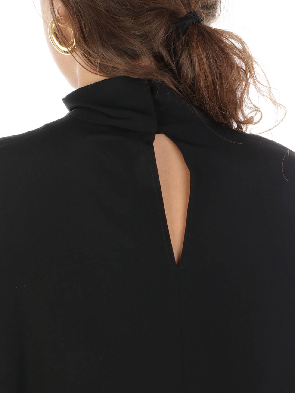 ASPESI Camicia Donna in Seta con Cravatta Vendita Calda
