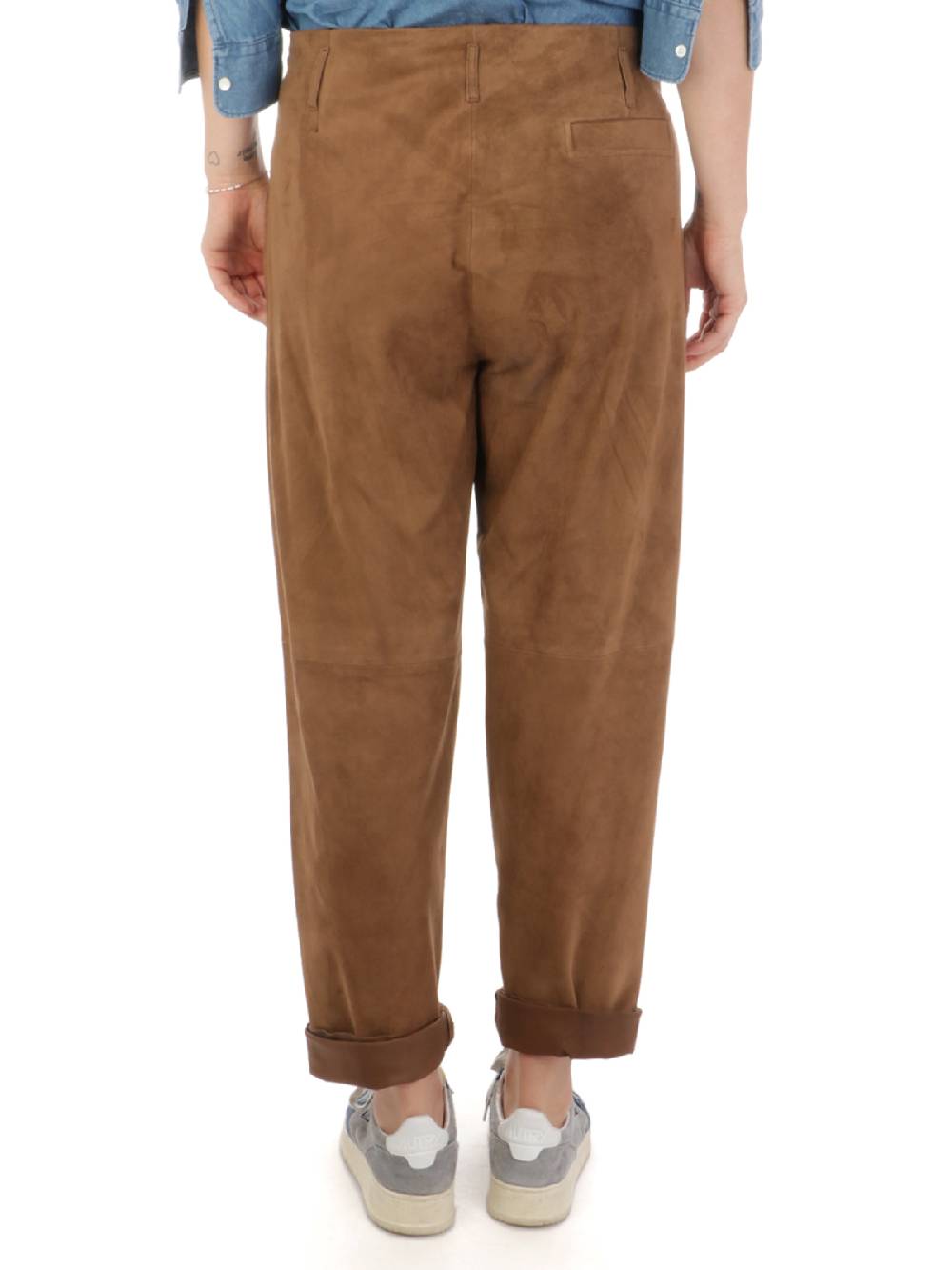 KILTIE Pantaloni Donna Arles in Suede Vendite Flash