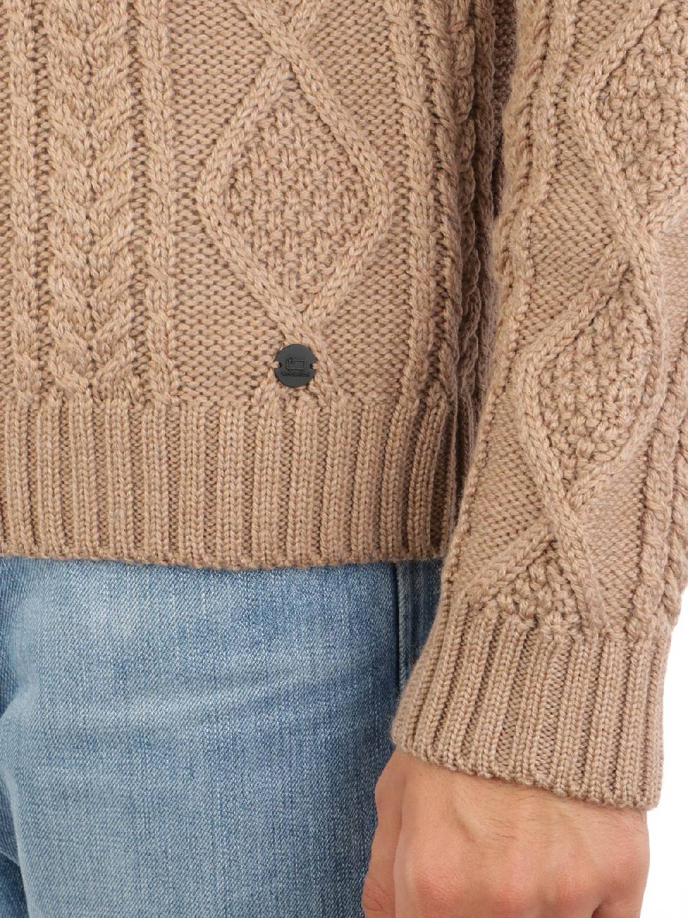 WOOLRICH Pullover Uomo Fair Isle in Lana 2025