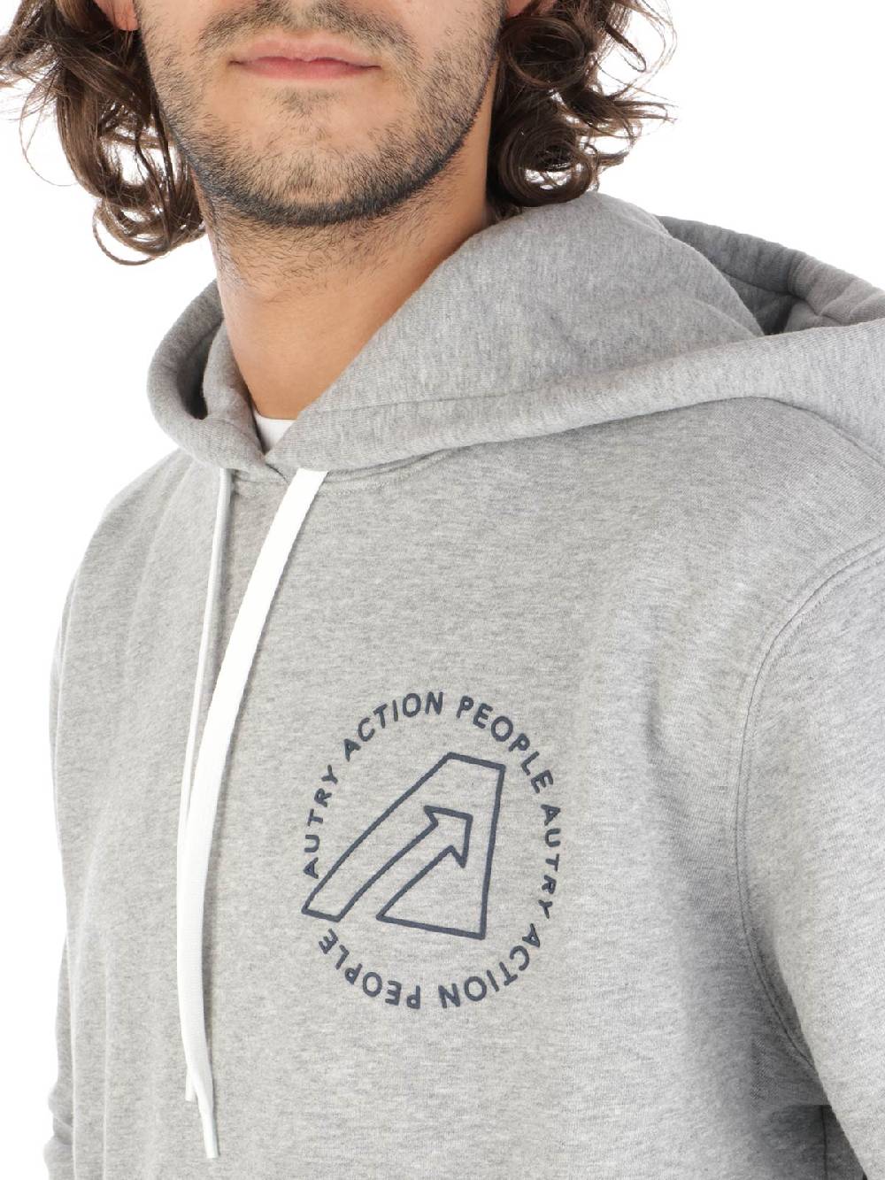 AUTRY Felpa Uomo Icon con Cappuccio Italia