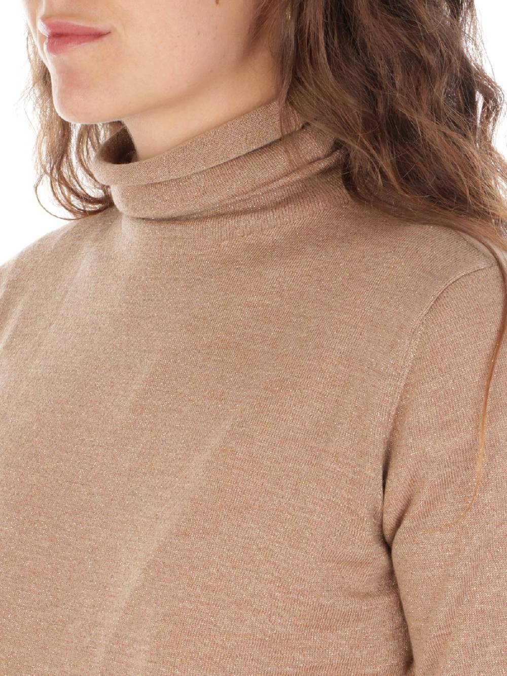 QUILISIA Dolcevita Donna Lurex in Lana Merino Nuovo