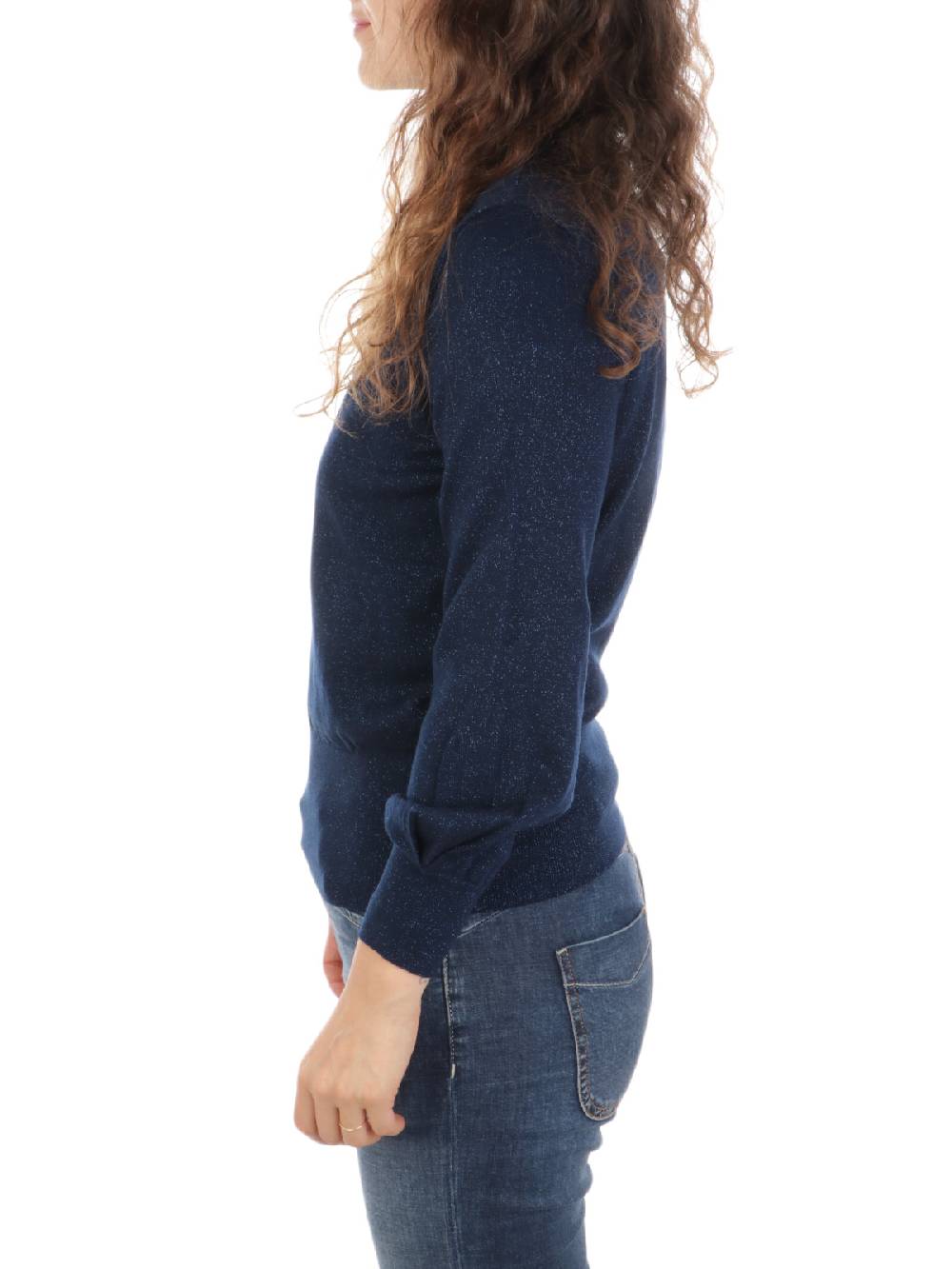 QUILISIA Dolcevita Donna Lurex in Lana Merino Qualità
