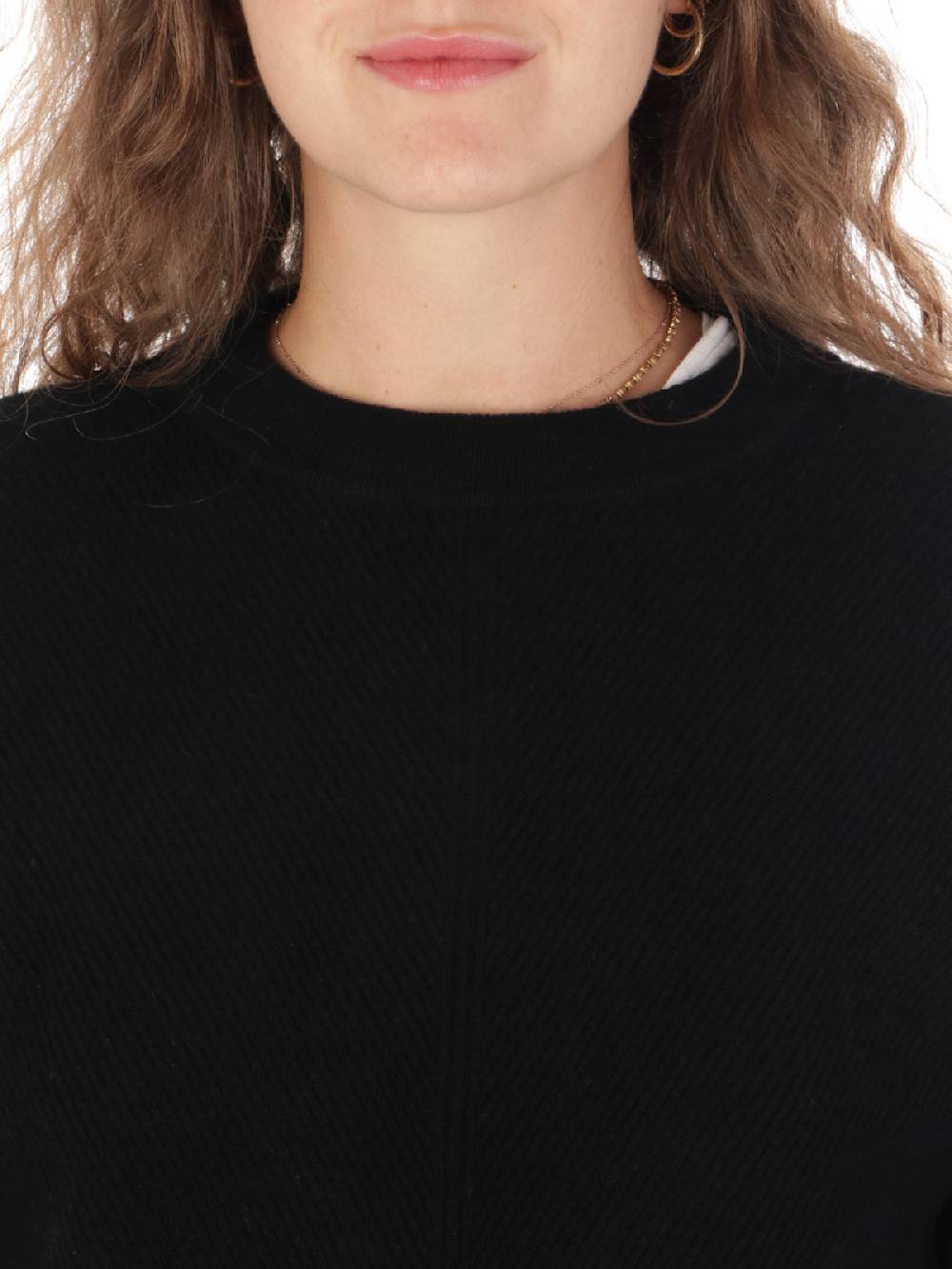 QUILISIA Maglia Donna a Coste in Lana e Cashmere Soddisfazione Garantita