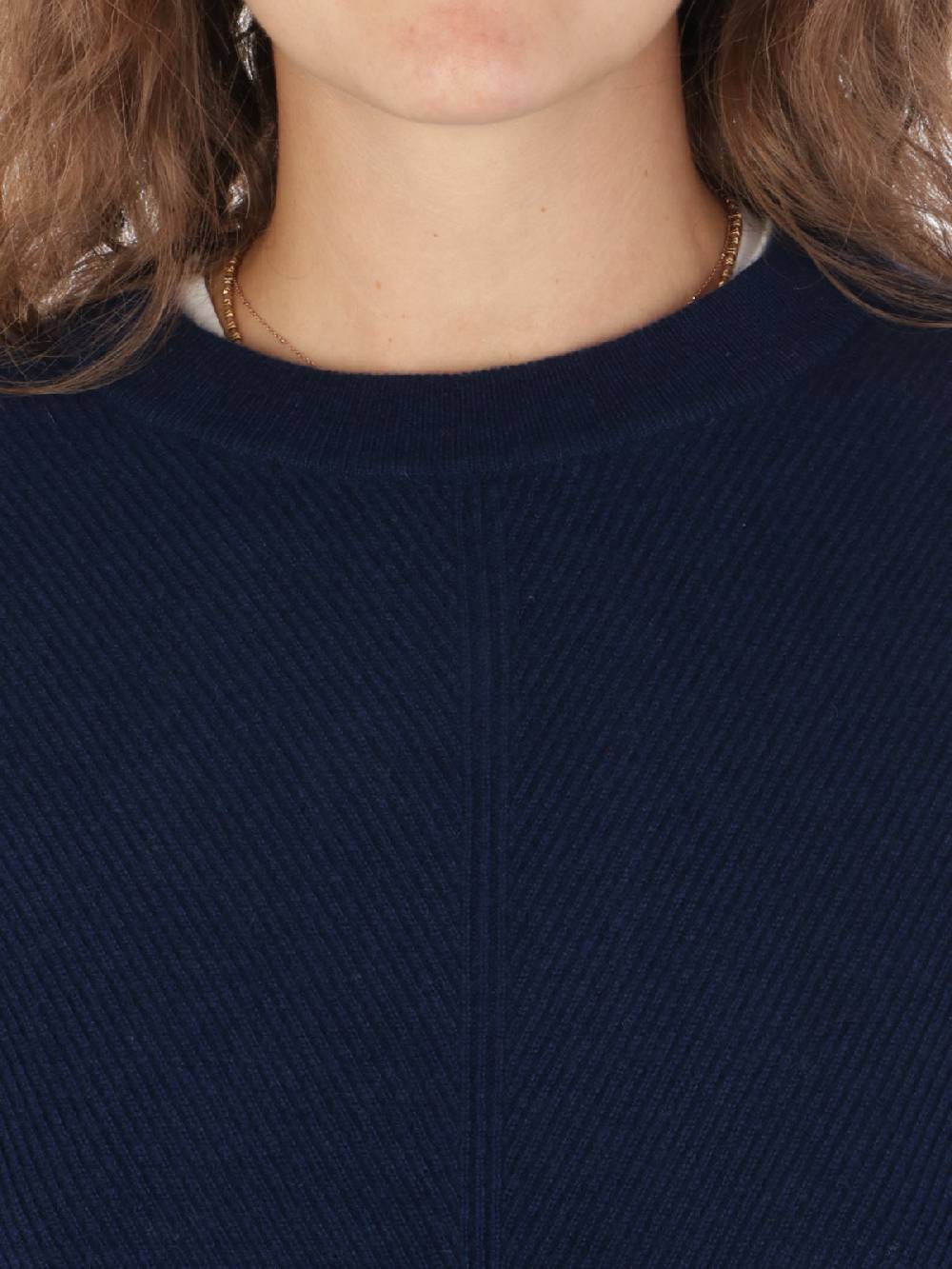 QUILISIA Maglia Donna a Coste in Lana e Cashmere Qualità Garantita