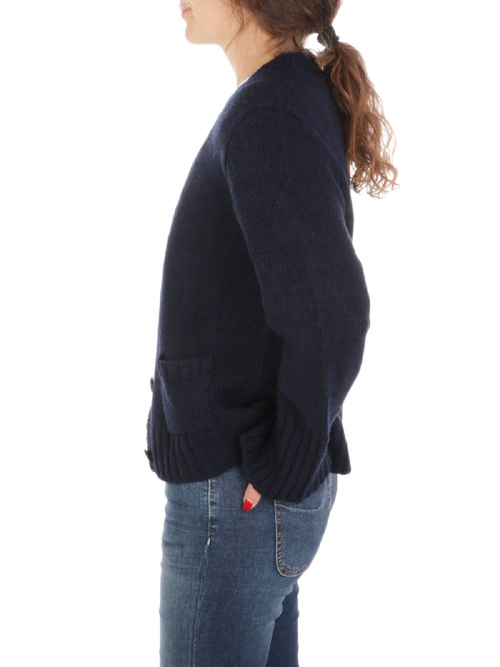 19.61 MILANO Cardigan Donna in Lana e Cashmere Promozione Limitata
