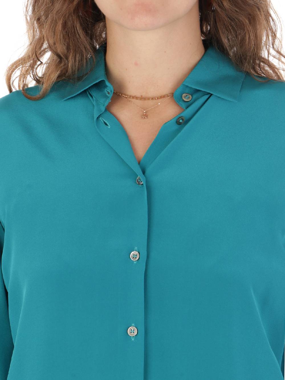 F.IT Camicia Donna in Misto Seta Hotsell