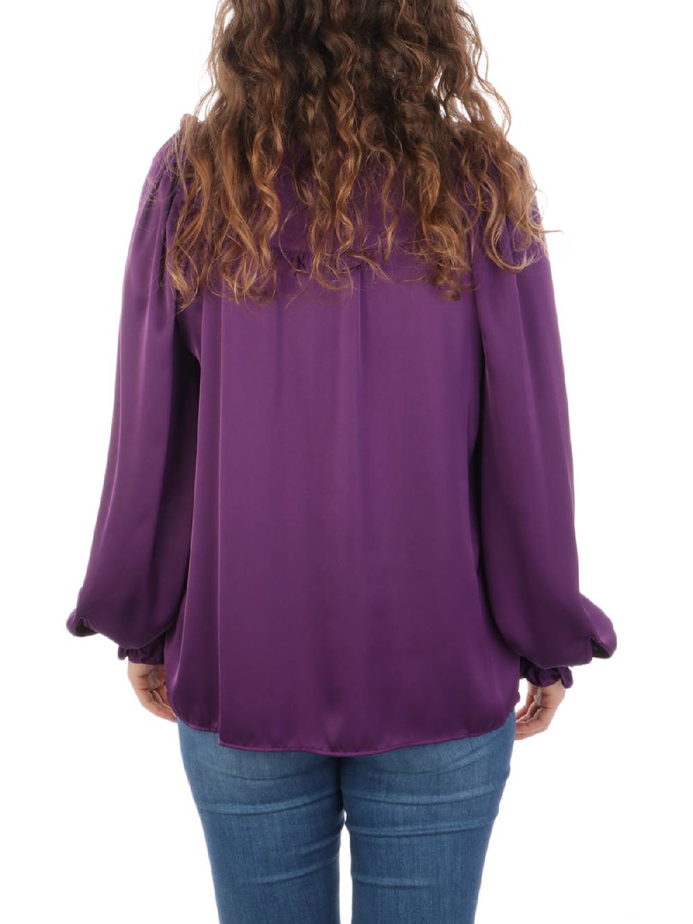 F.IT Camicia Donna con Rouches Vendita Economica