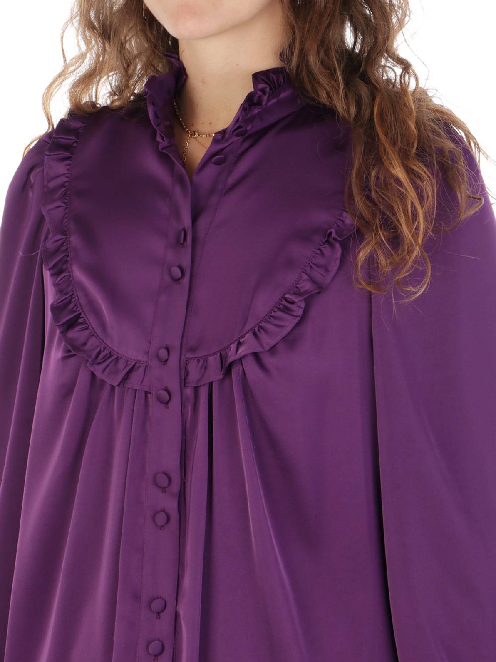 F.IT Camicia Donna con Rouches Vendita Economica