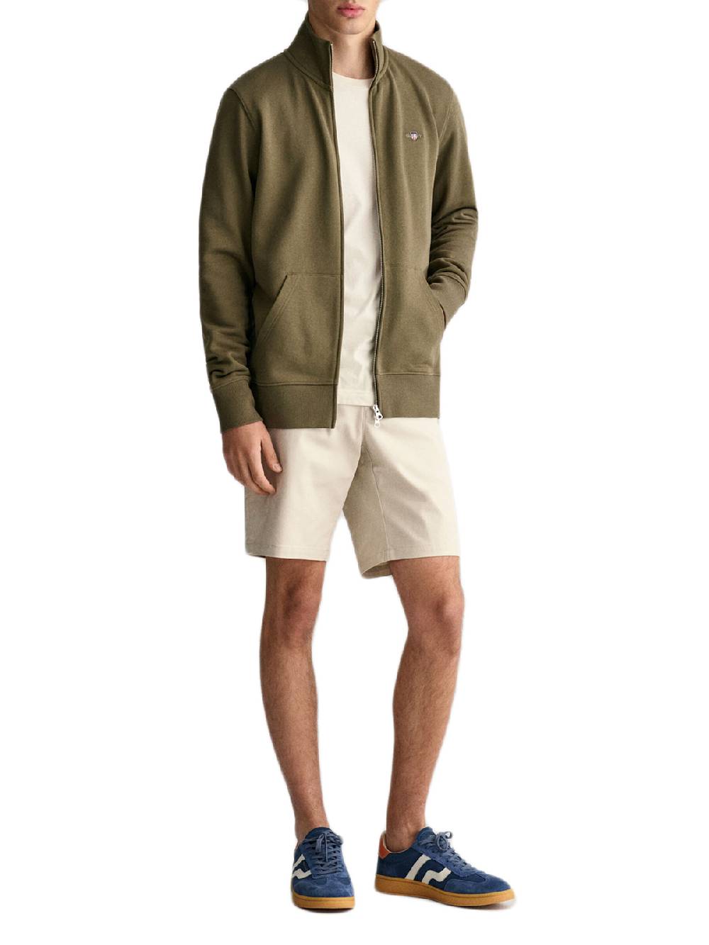 Gant Reg Shield Full Zip Sweat Italy
