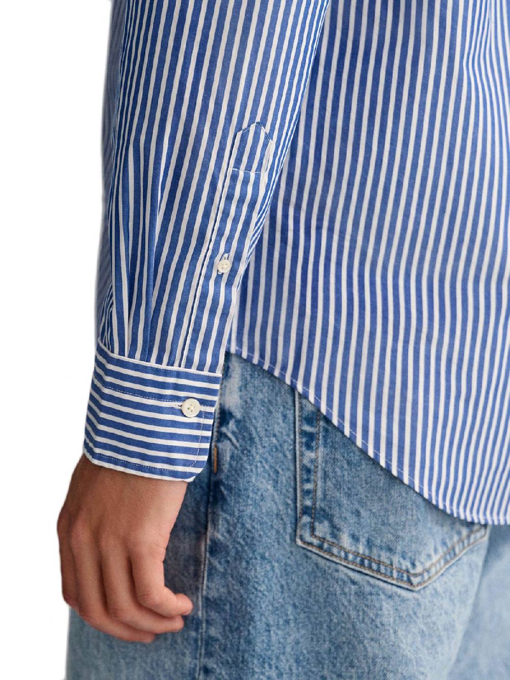 Gant Reg Classic Poplin Stripe Shirt Promozione