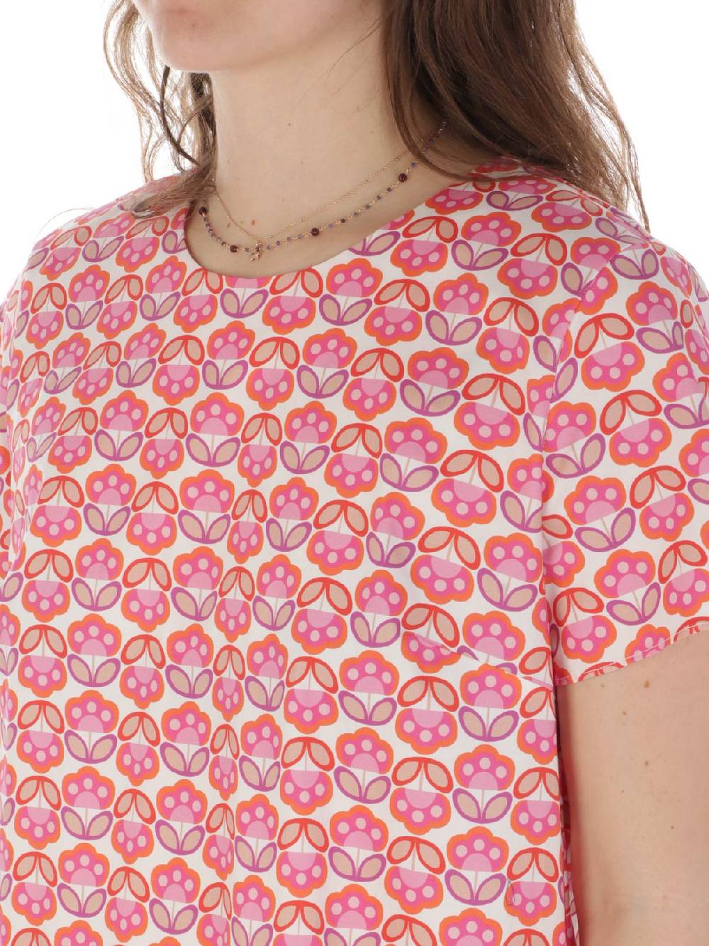 CALIBAN Abito Donna A Fiori Stretch Convenienza