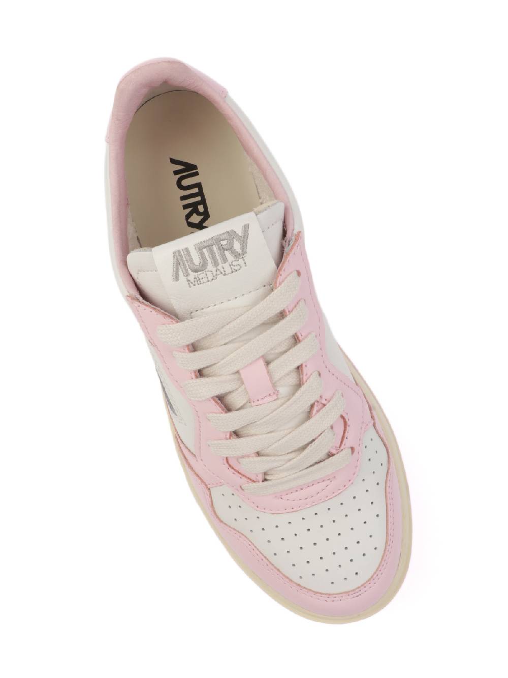 AUTRY Sneakers Donna Medalist Low In Pelle Bicolore Vendita Calda
