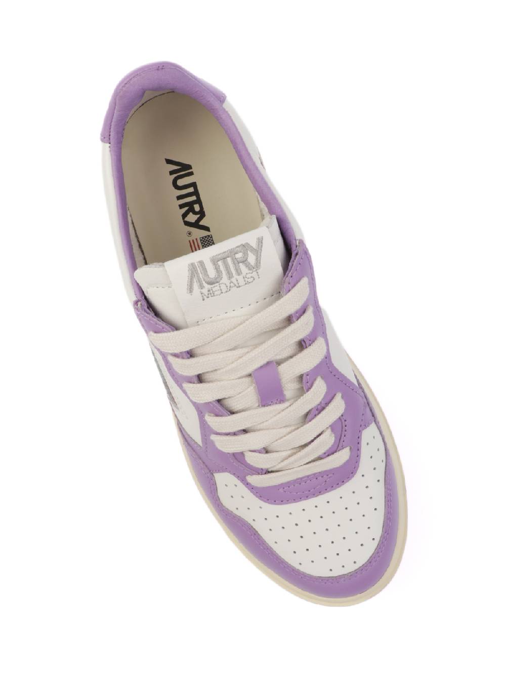 AUTRY Sneakers Donna Medalist Low In Pelle Bicolore Vendita Economica