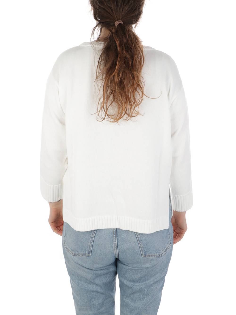 ROSSOPURO Maglia Donna Over In Cotone In Saldo