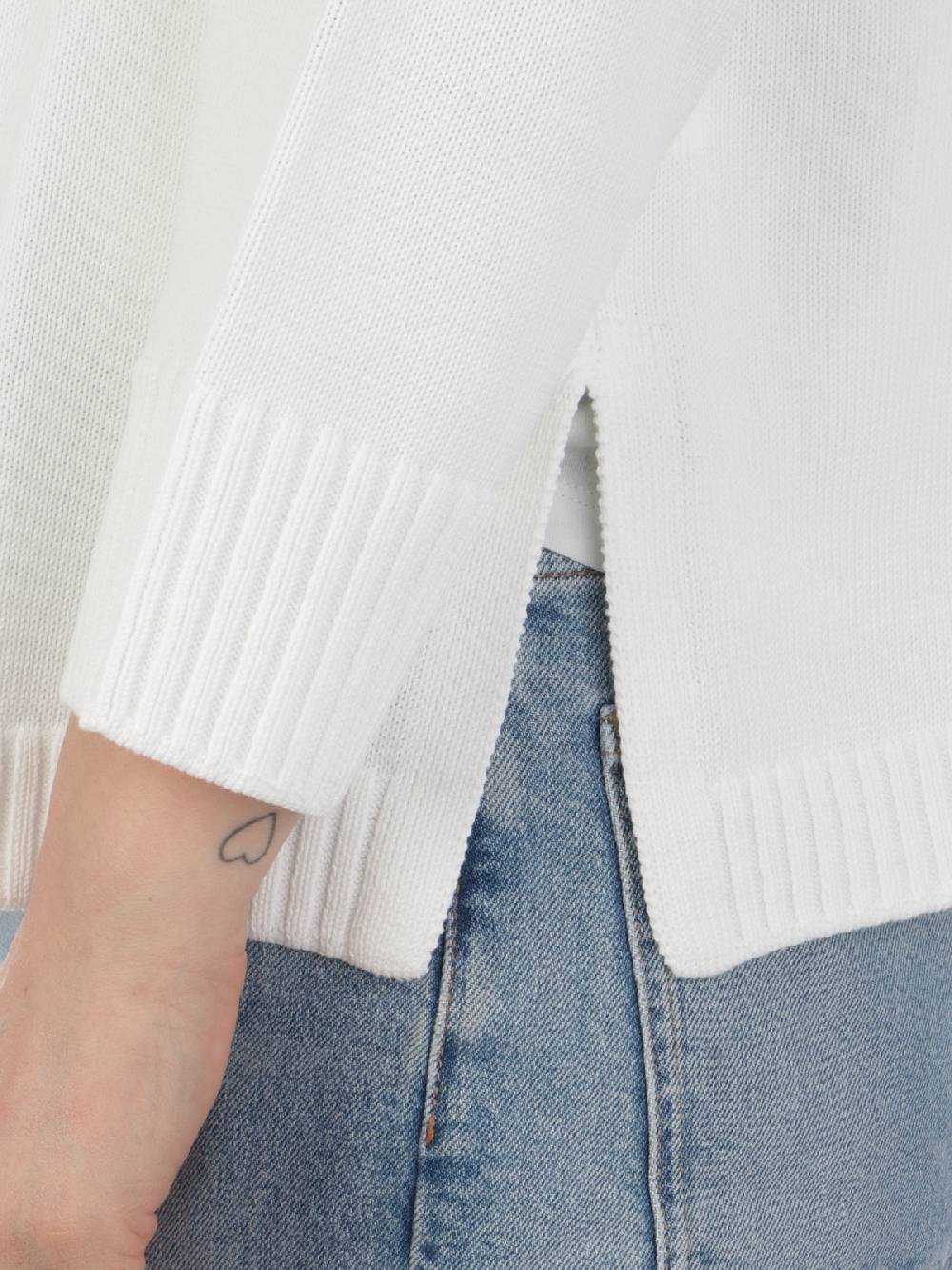 ROSSOPURO Maglia Donna Over In Cotone In Saldo