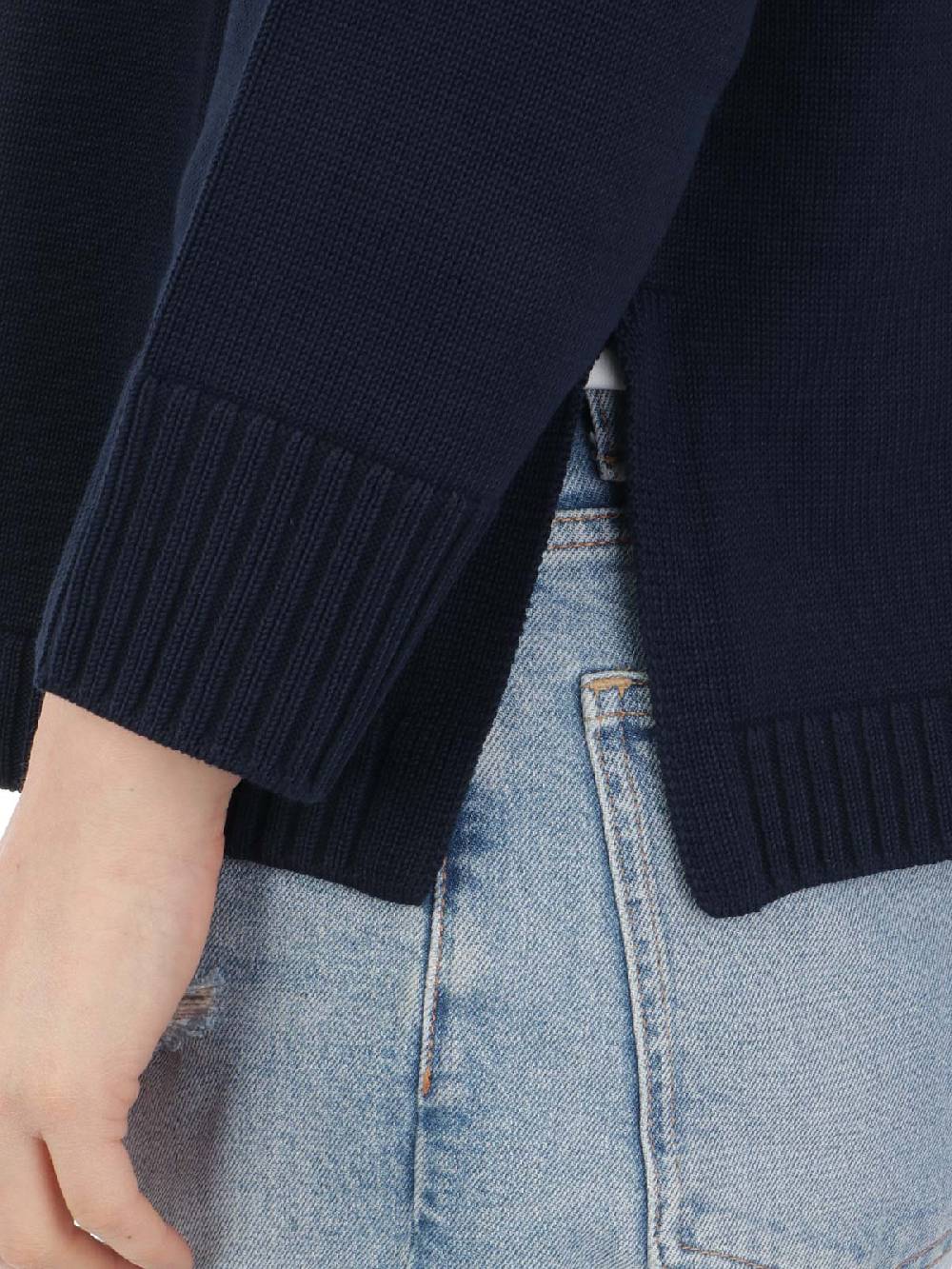 ROSSOPURO Maglia Donna Over In Cotone Italia