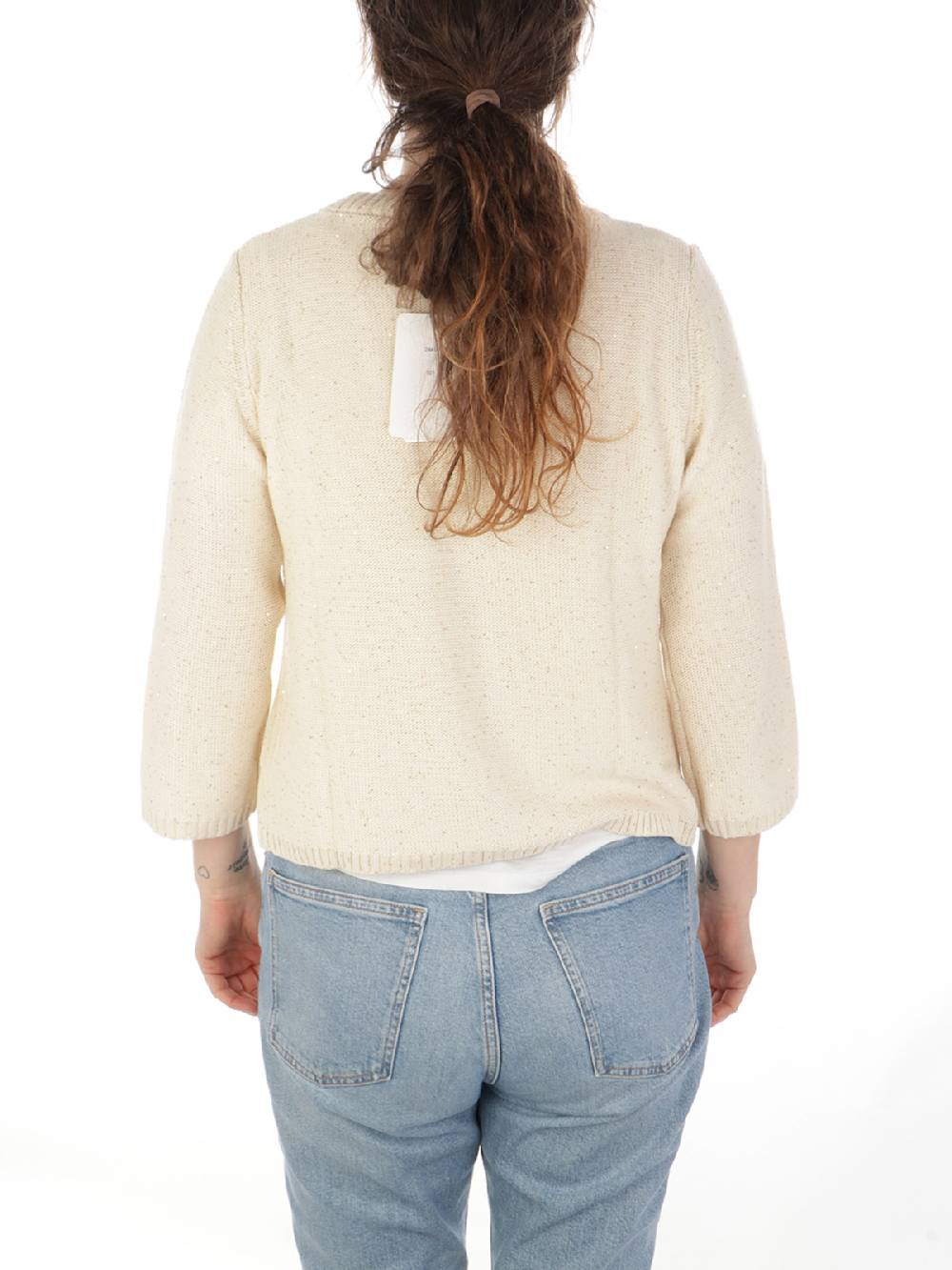 MAIDA MILA Cardigan Donna Con Paillettes In Linea