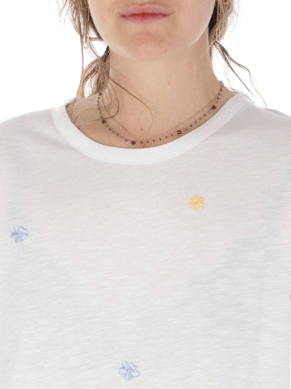 BARBOUR T-shirt Donna Sanfield In Cotone Spedizione Gratuita