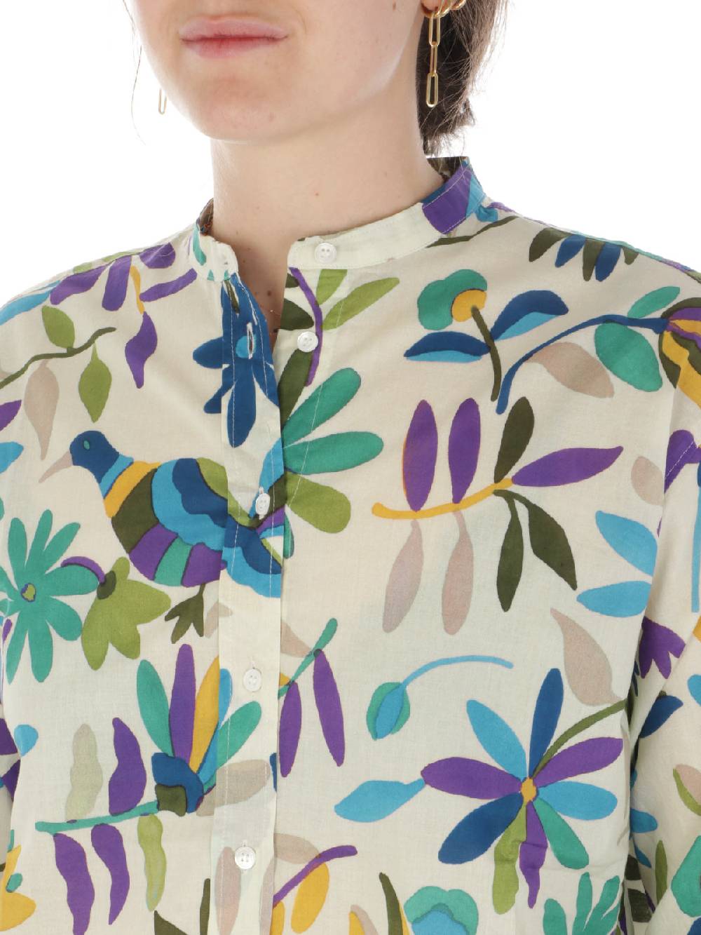 HARTFORD Camicia Donna Cristal A Fiori Soddisfazione Garantita