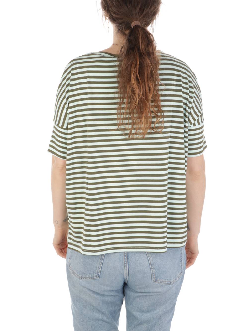 MAIDA MILA Blusa Ampia Donna Rigata In Viscosa Negozi Online