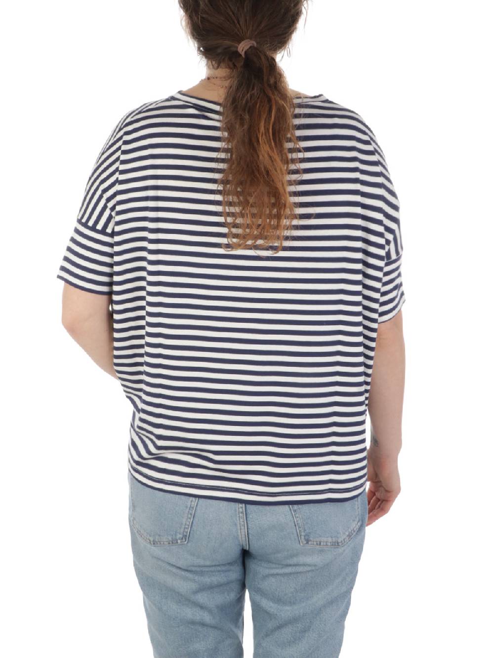 MAIDA MILA Blusa Ampia Donna Rigata In Viscosa Acquista Ora