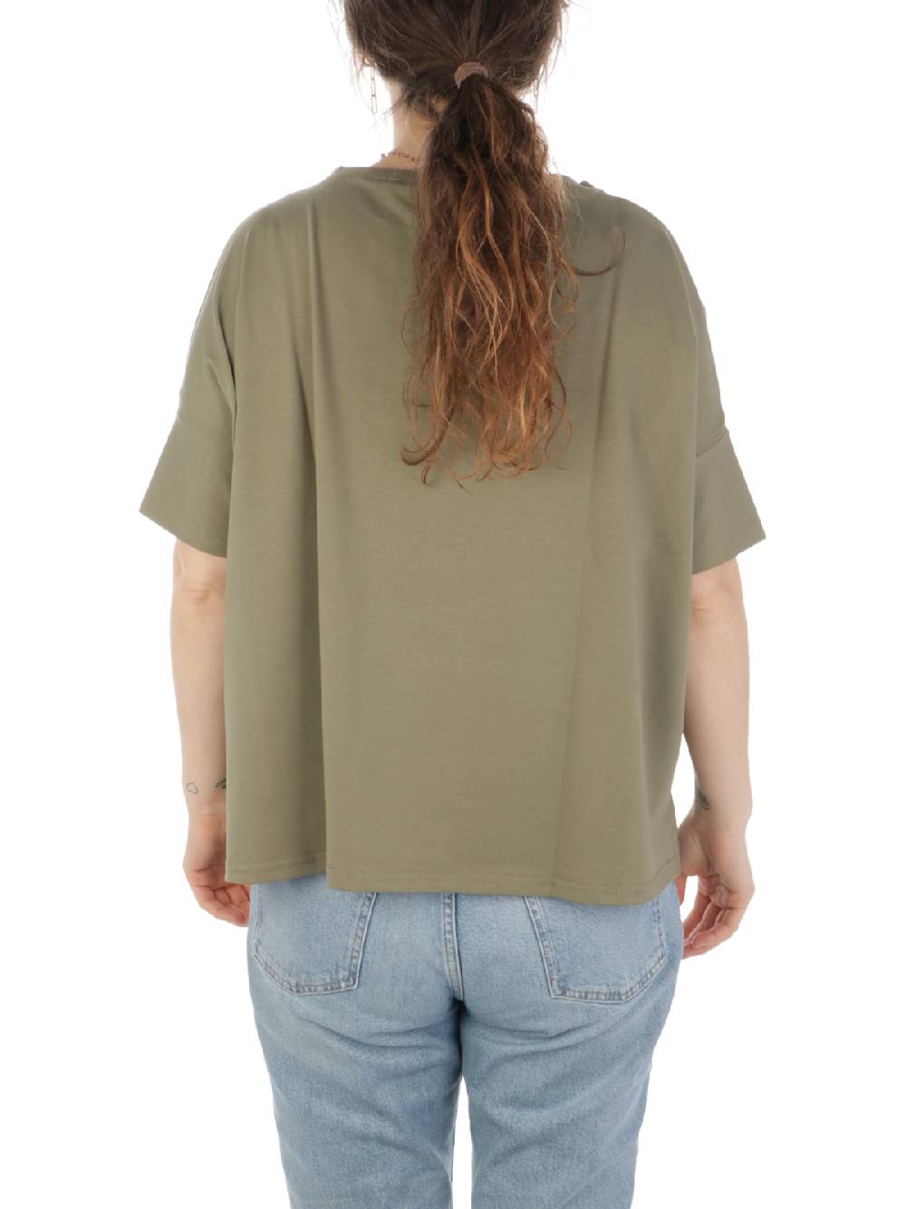 MAIDA MILA Blusa Ampia Donna In Cotone Stretch Promozione Limitata