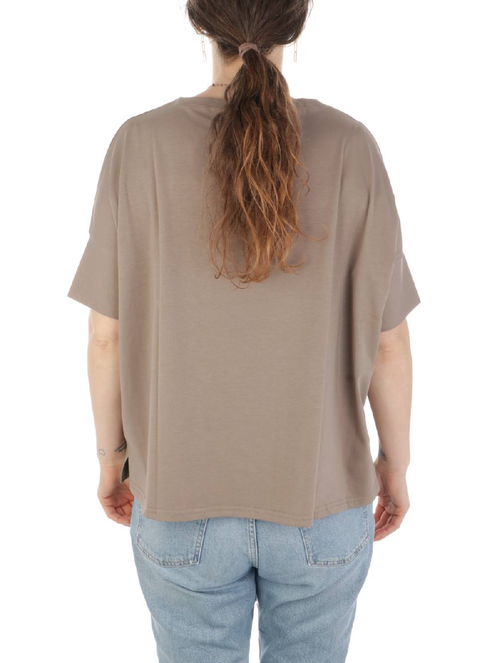 MAIDA MILA Blusa Ampia Donna In Cotone Stretch Shopping Online