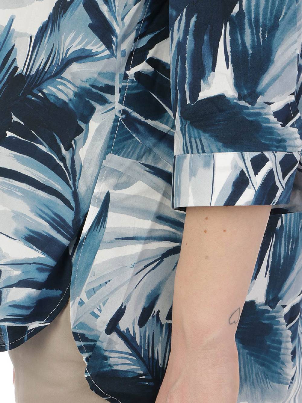 CALIBAN Camicia Donna A Fiori Stretch Negozio