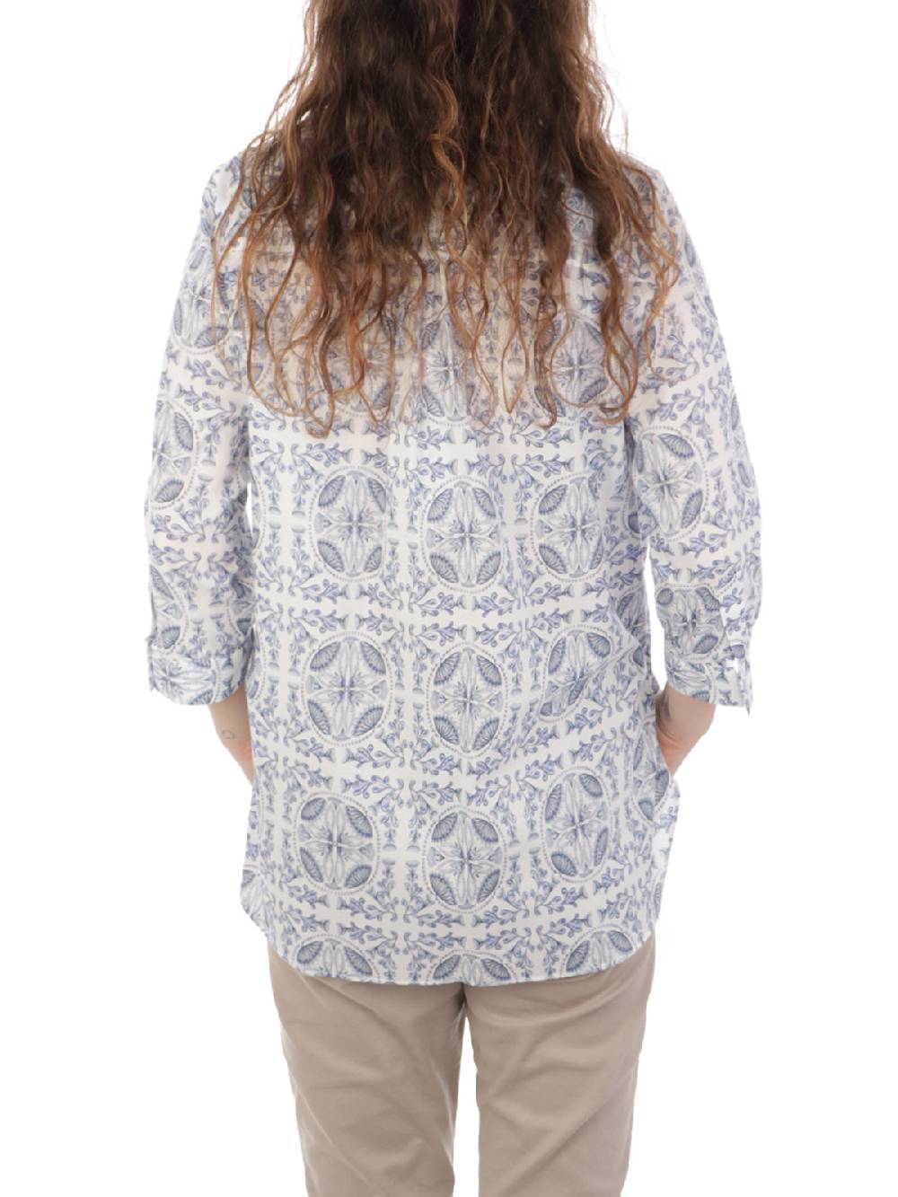 CALIBAN Camicia Donna In Cotone A Fiori Duty-free