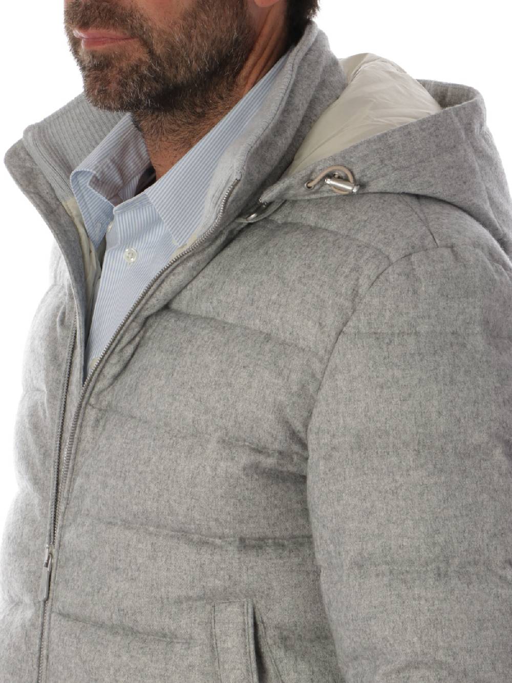 ELEVENTY Giubbotto Uomo in Seta e Cashmere Negozi Online