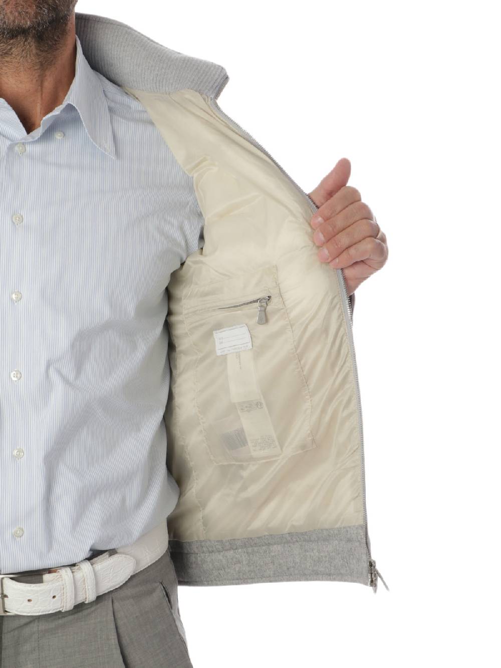 ELEVENTY Giubbotto Uomo in Seta e Cashmere Negozi Online