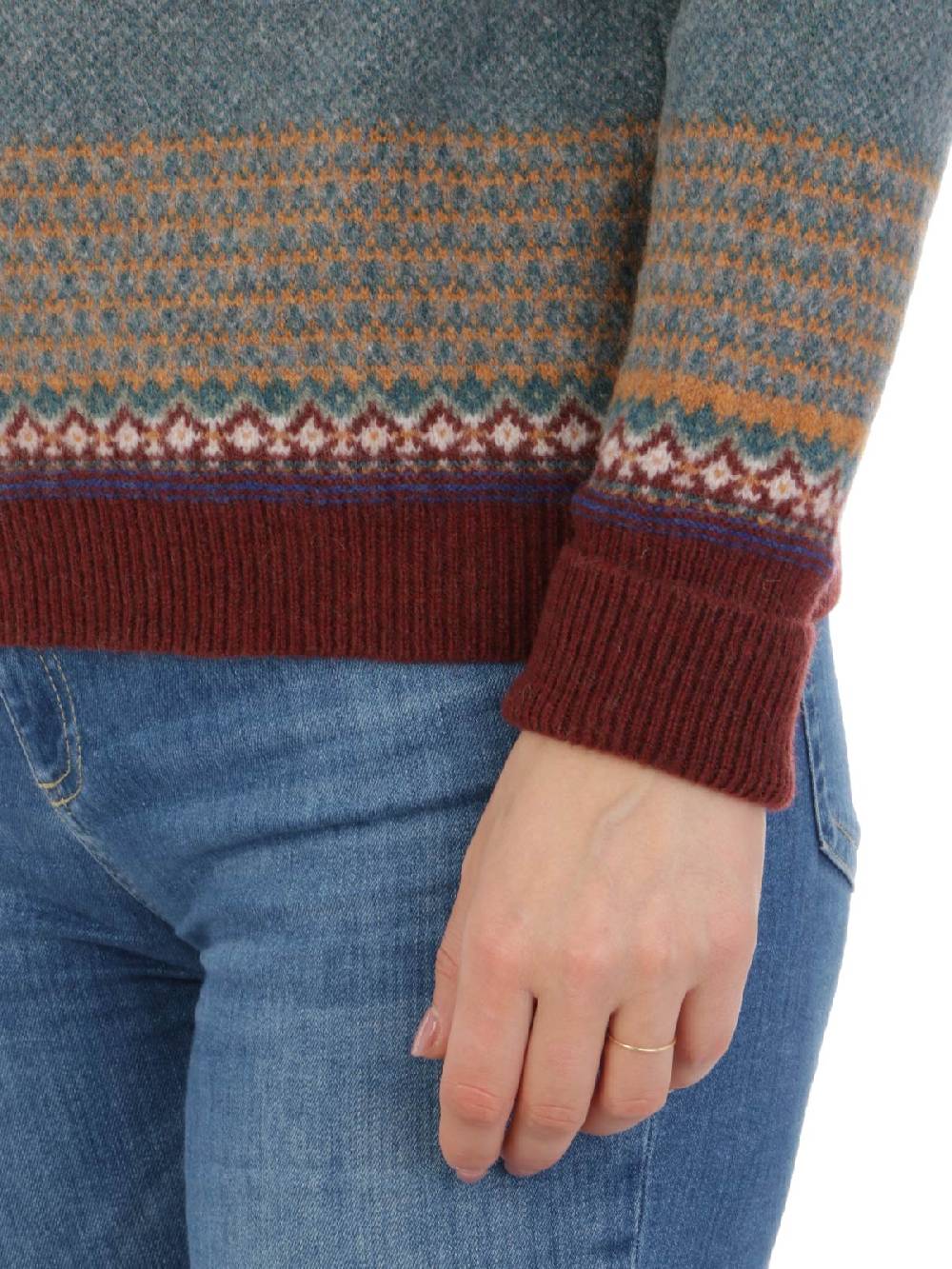 ERIBE' Pullover Donna Alpine in Lana Economico