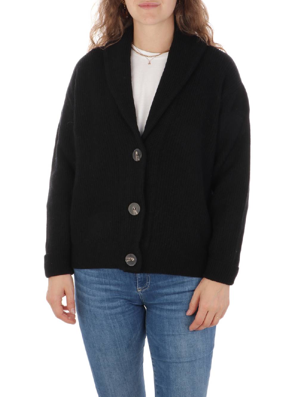 MIA Cardigan Donna in Lana e Cashmere Vendita Calda