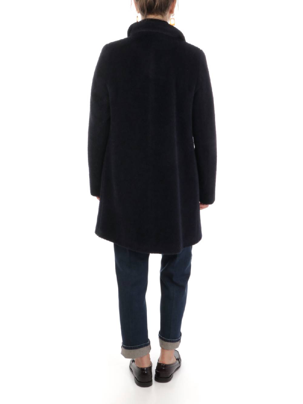 CINZIA ROCCA Cappotto Donna in Lana e Alpaca Qualità Garantita