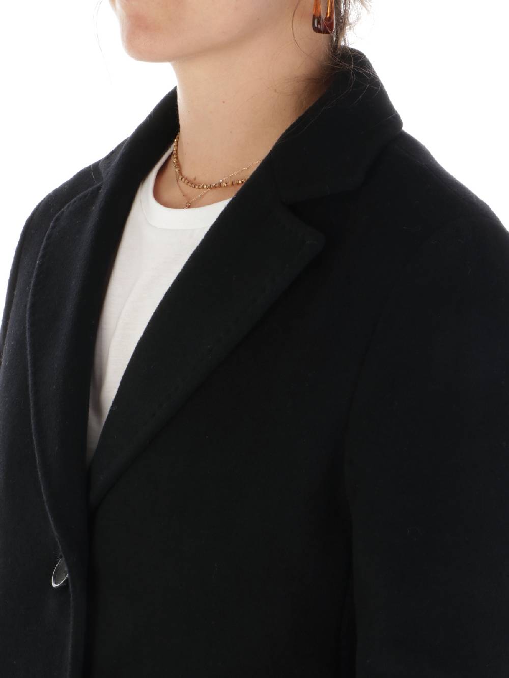 CINZIA ROCCA Cappotto Donna in Lana e Cashmere Consegna Veloce
