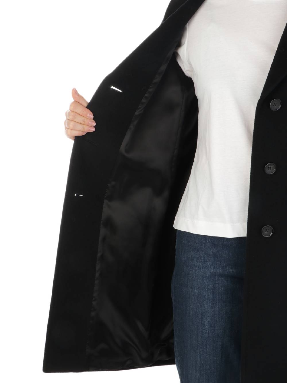 CINZIA ROCCA Cappotto Donna in Lana e Cashmere Consegna Veloce