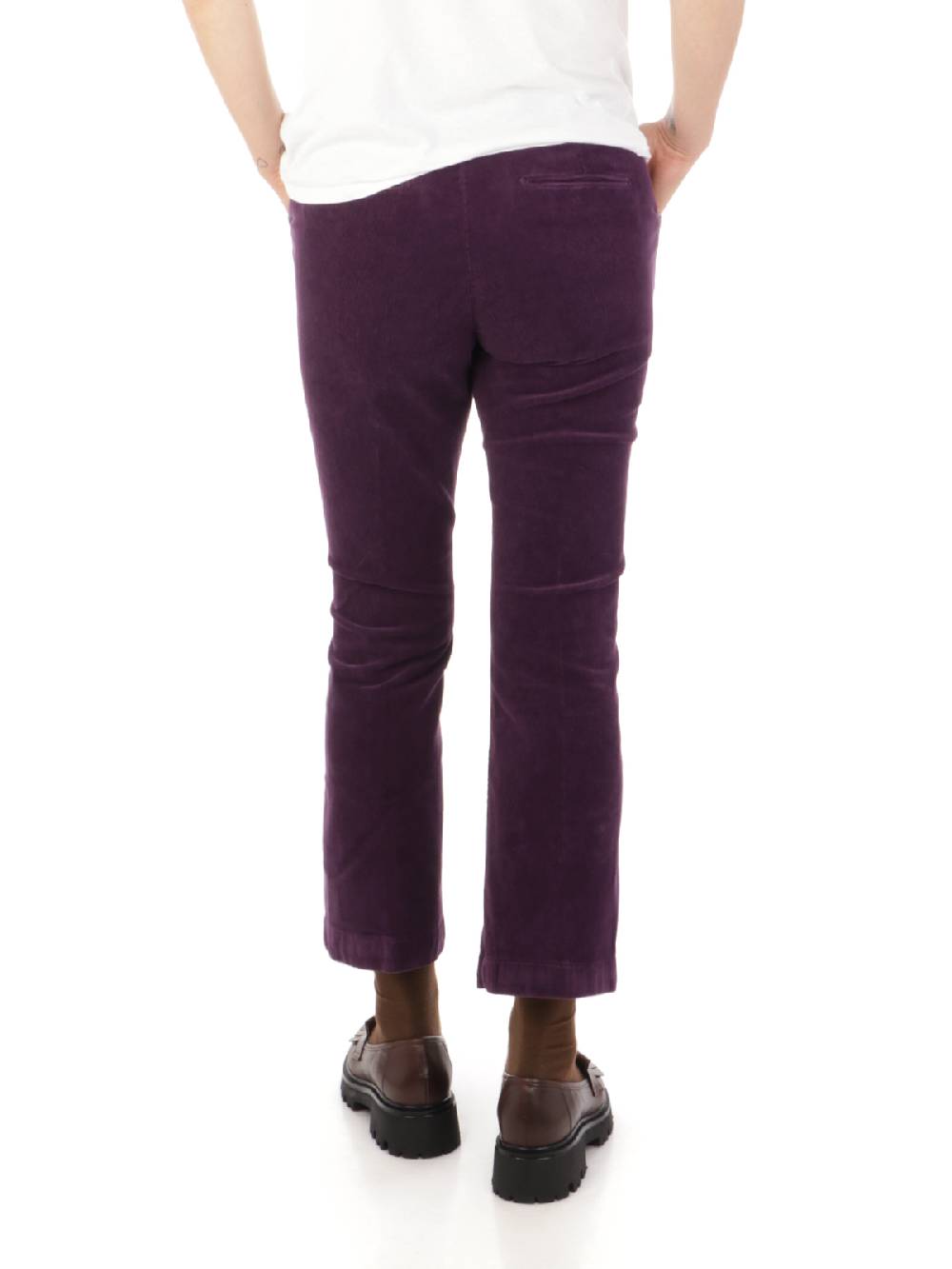 BRIGLIA 1949 Pantaloni Donna Roller in Velluto Sottocosto