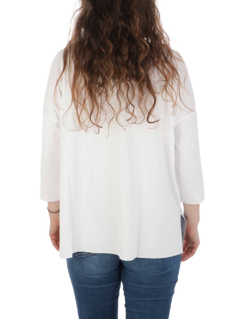 INCONTRO 7 T-Shirt Donna Manu in Viscosa Saldi