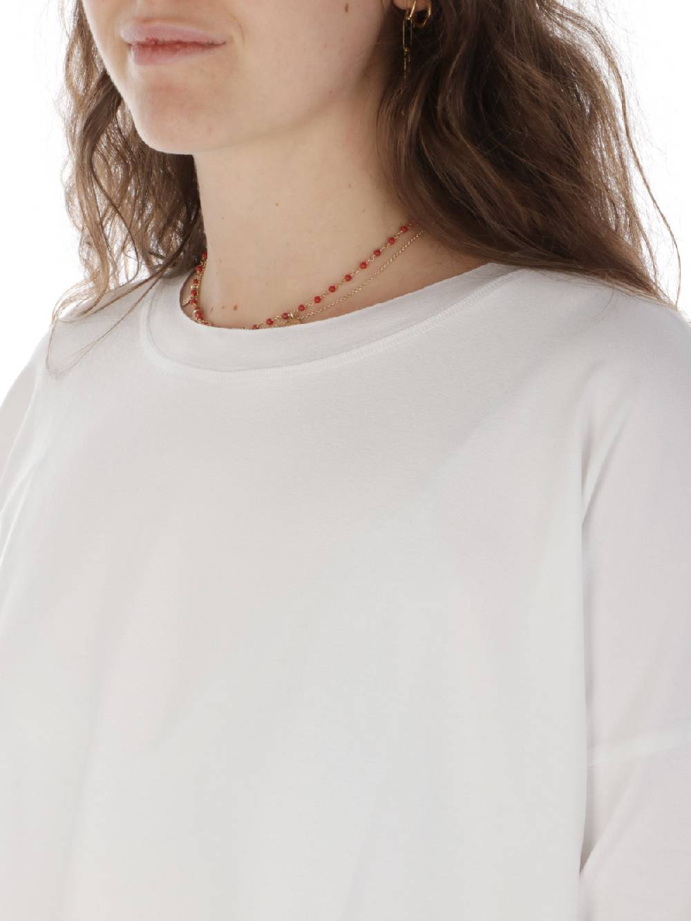 INCONTRO 7 T-Shirt Donna Manu in Viscosa Saldi
