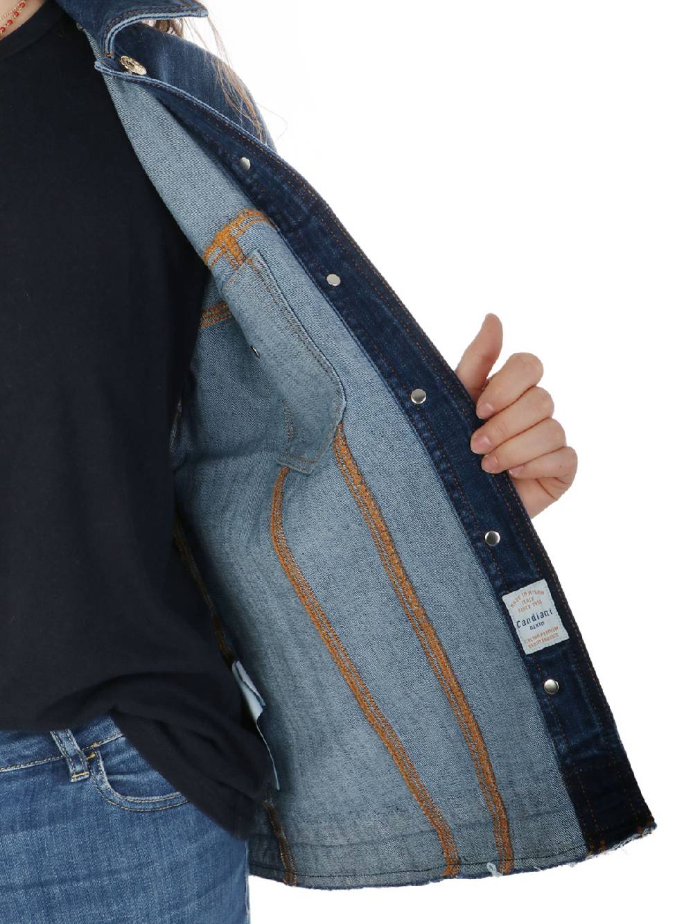 NENETTE Giubbotto in Jeans Donna Smith Nuovi prodotti