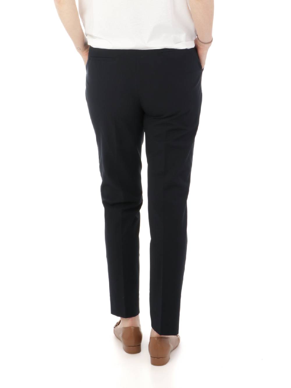 VIA MASINI 80 Pantaloni Sigaretta Donna in Cotone Prezzo basso