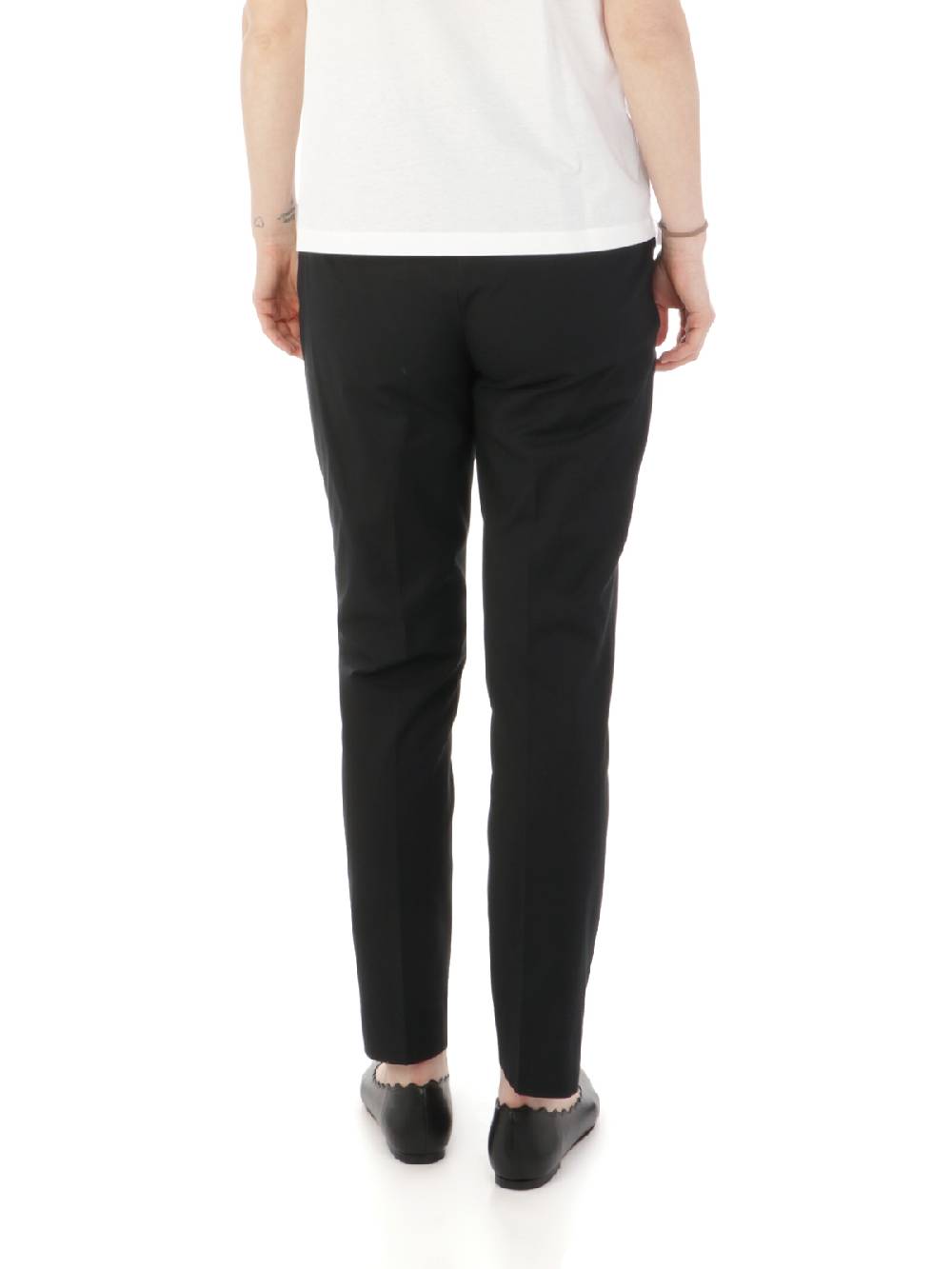VIA MASINI 80 Pantaloni Sigaretta Donna in Cotone Super Saving Price