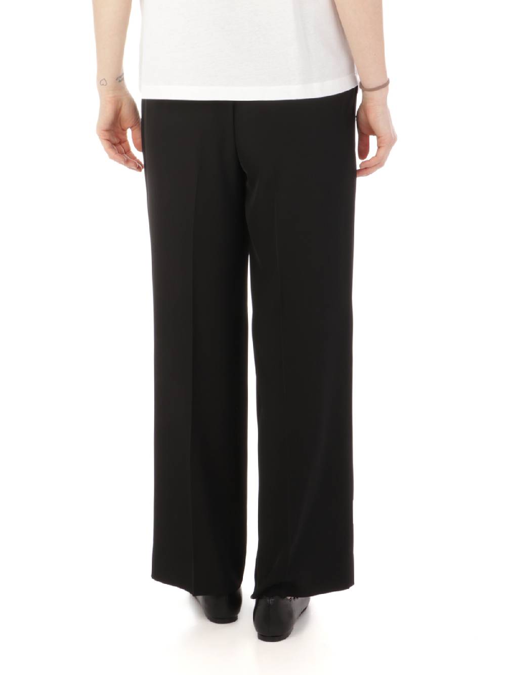 VIA MASINI 80 Pantaloni a Palazzo Donna Stretch Qualità