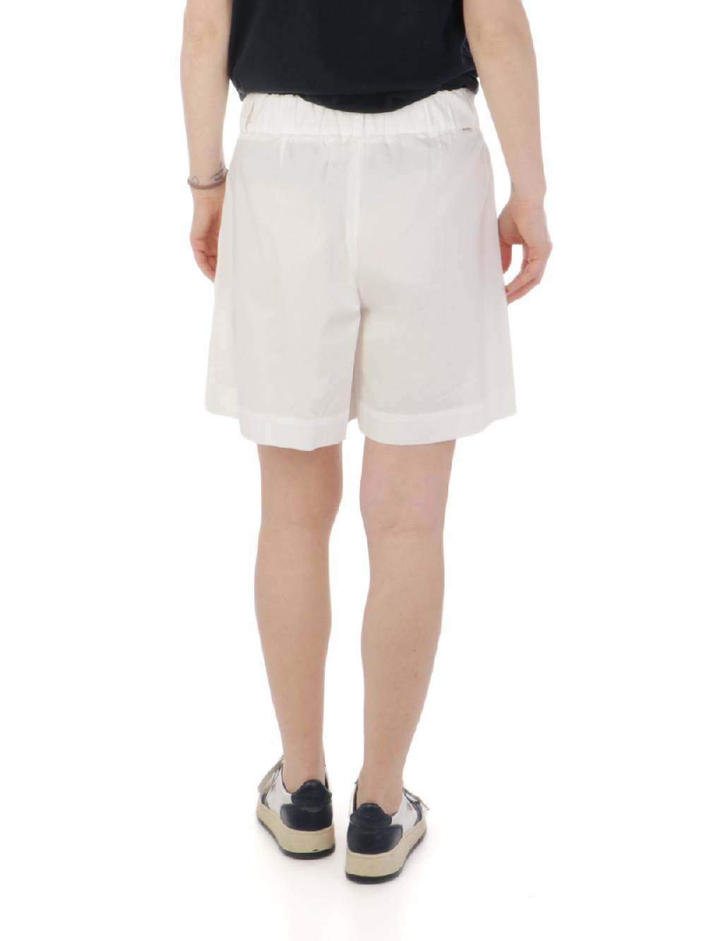 WOOLRICH Shorts Donna in Poplin di Cotone Spedizione Gratuita