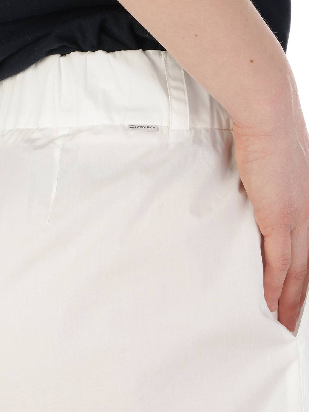 WOOLRICH Shorts Donna in Poplin di Cotone Spedizione Gratuita