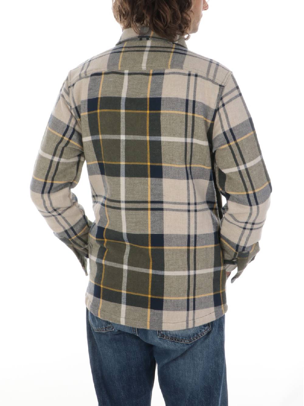 BARBOUR Overshirt Uomo Cannich in Cotone Nuova