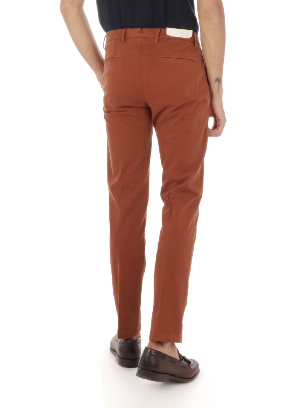 BRIGLIA 1949 Pantaloni Uomo Chino in Cotone Stretch Italia