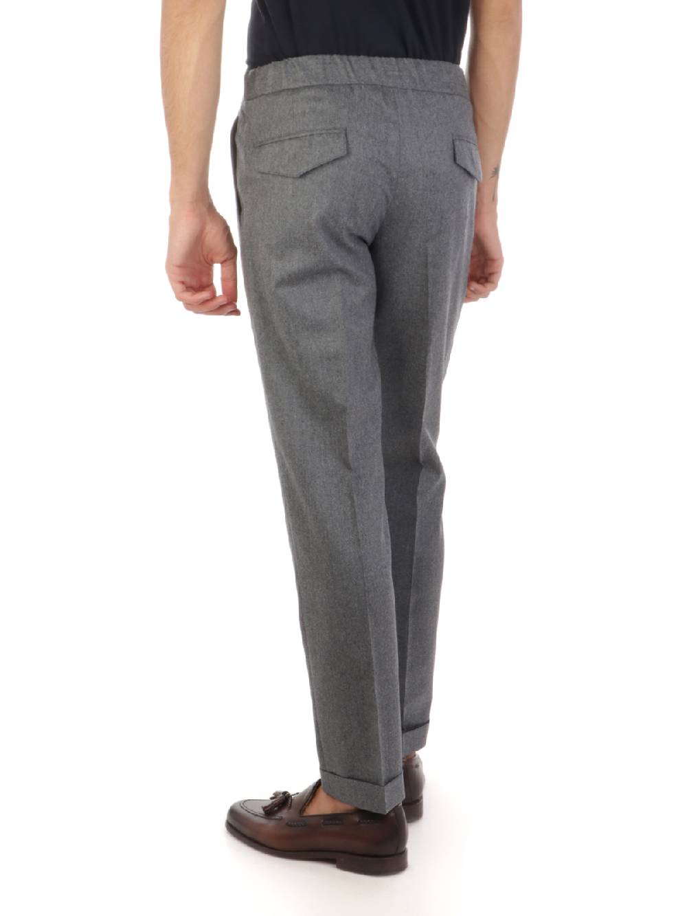 BARBA Pantaloni Uomo Roma in Lana In Linea