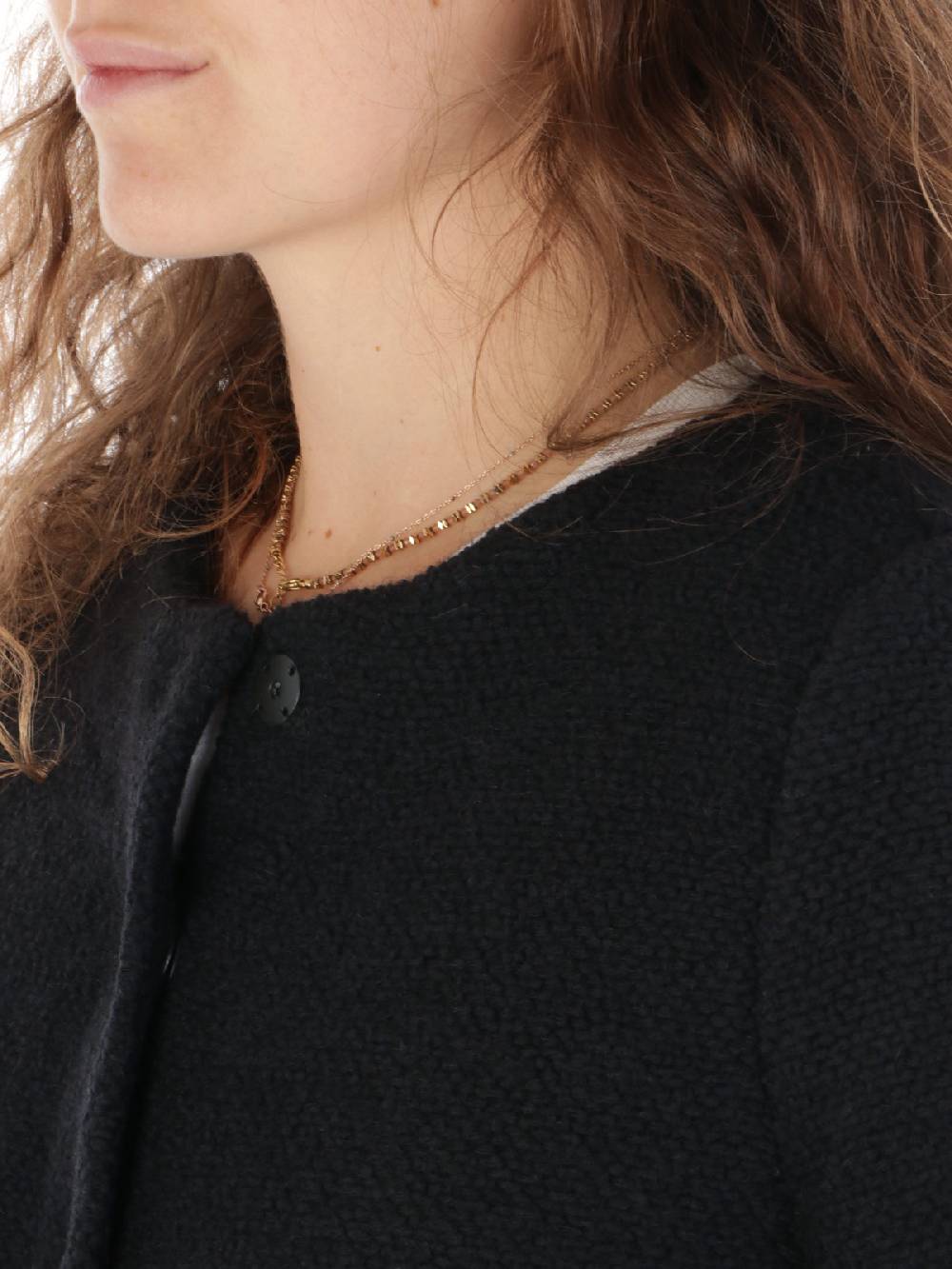 ANNECLAIRE Cardigan Donna con Frange Soddisfazione Garantita